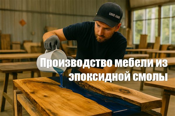 Производство мебели из эпоксидной смолы