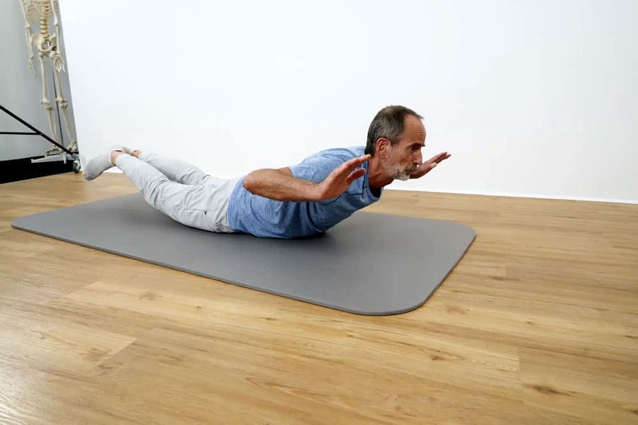 Let your lower back hang down-2