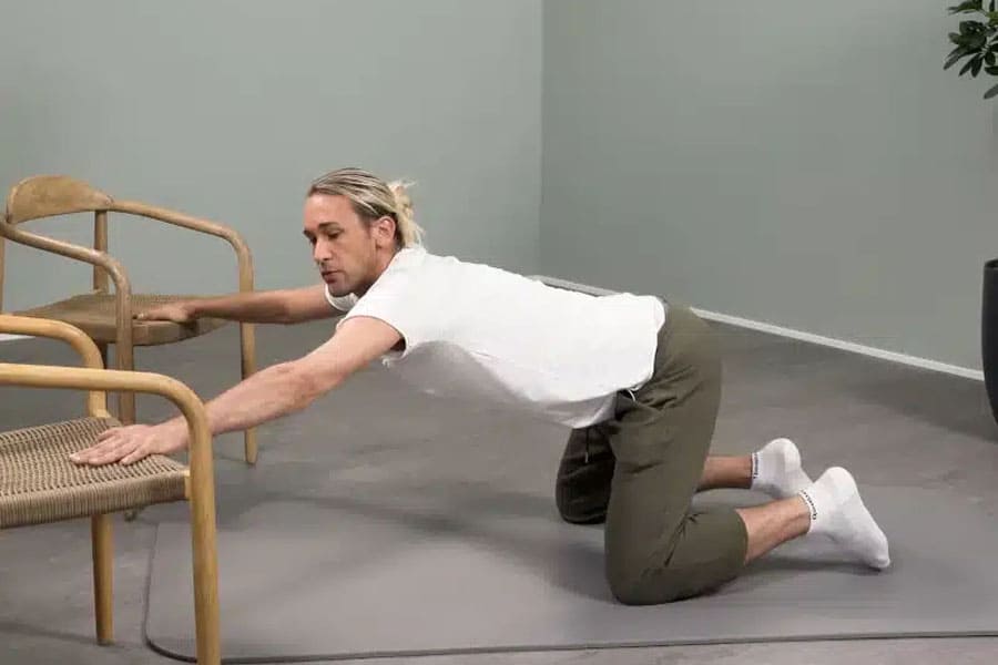 Shoulder exercise - open arms-1