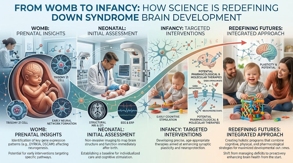 From Womb to Infancy: How Science is Redefining Down Syndrome Brain Development