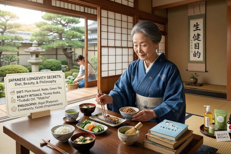 Japanese Longevity Secrets: Diet, Beauty Rituals, and Life Philosophy