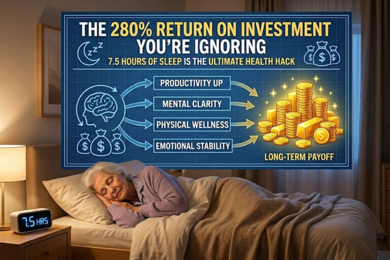 The 280% Return on Investment You’re Ignoring: Why 7.5 Hours of Sleep Is the Ultimate Health Hack