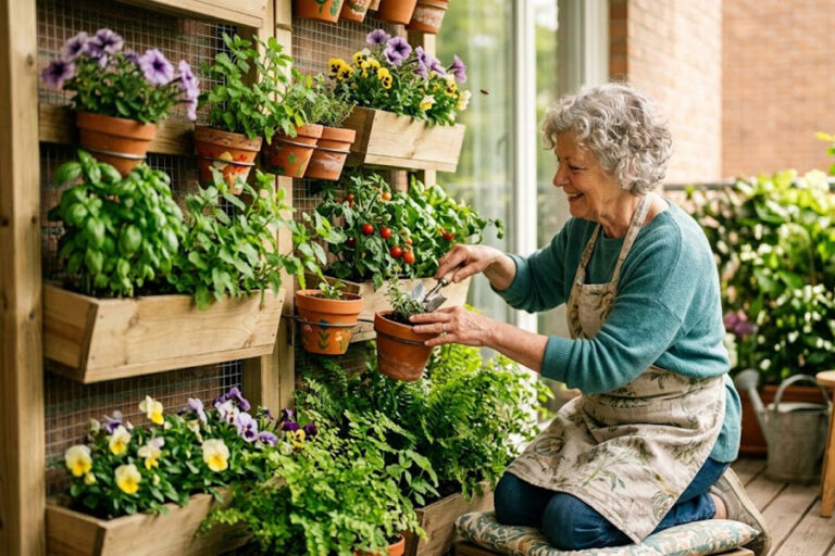 Vertical Gardening for Seniors: Grow Your Favorites Without Bending Over